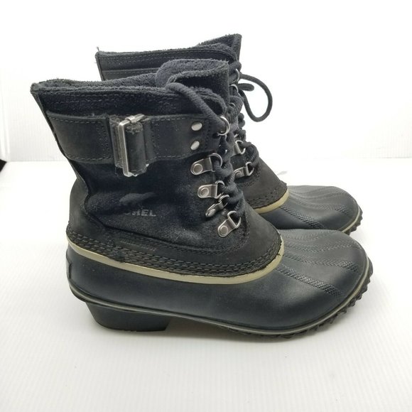 Sorel Fancy Lace II Winter Leather Suede Boots